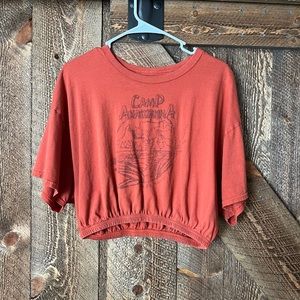 American eagle orange t-shirt